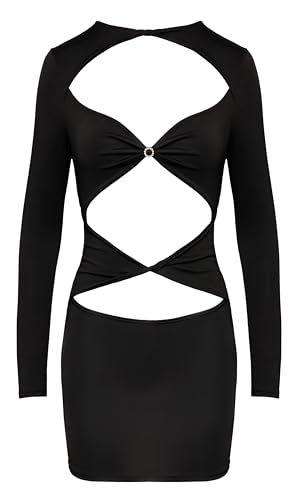 Robe noire ajustée Cottelli taille L sublimant les formes