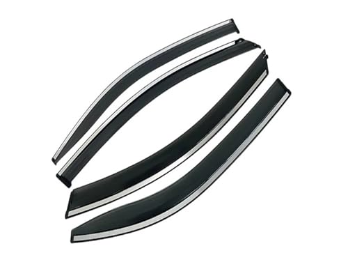 CMJAHU Ajuste for VW J-e-t-t-a 2013-2017 sedán moldura TrimCars Accesorios Ventana Viseras Lluvia Protector Solar ventilación Deflector de Viento Protector contra la Intemperie
