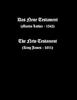 German-English New Testament (Luther 1545 and KJV) 1537688251 Book Cover