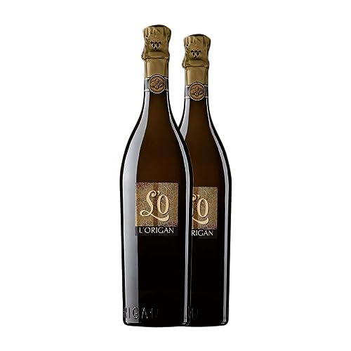 Uvas Felices L'Origan Brut Nature Cava 75 cl Vino blanco (Caja de 2 Botellas de 75 cl)