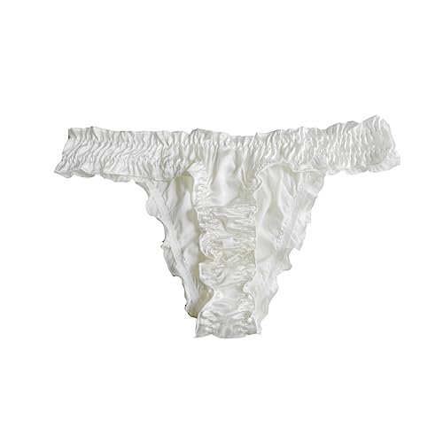 Men's Silk Panties Thongs Sissy Panties Bikini Briefs Crossdress Lingerie2