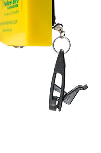 Yellow Bird Fishing Products Totally Redesigned 10" Large Planer Board (600P Port Side Planer Board With Working Tattle Flag, Enclosed Back, Adjustable Weight & (2) New Snap Releases) #TOP4