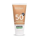 EEZYSUN Sunscreen Lotion SPF 50 + - Infused with Aloe Vera | Perfect Non-Oily Lotion for Sun Protect