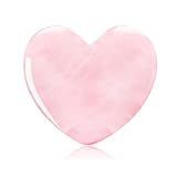 Healing Crystals Rose Quartz Heart – 2' Natural Hand-Polished Gemstone for Meditation, Witchcraft Supplies, Worry Stones, Crafting Gems, and Spiritual Energy Healing