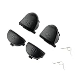 4Pcs Grey R2 R1 L2 L1 Replacement Trigger Buttons + Springs for PS4 Pro Controller JDM-040 Controllers Accessories PC Games
