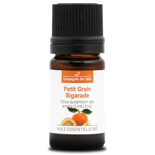 PETIT GRAIN BIGARADE BIO - 5mL - Olio Essenziale di Qualità Premium - 100% Puro, Naturale, Garantito ChromaCert® - Chemiotipizzato & Integrale
