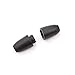 Sopeace 50pc Break Away Safety Clasp for Teething Necklaces and Bracelets Plastic Breakaway Clasps For Necklace (Black)
