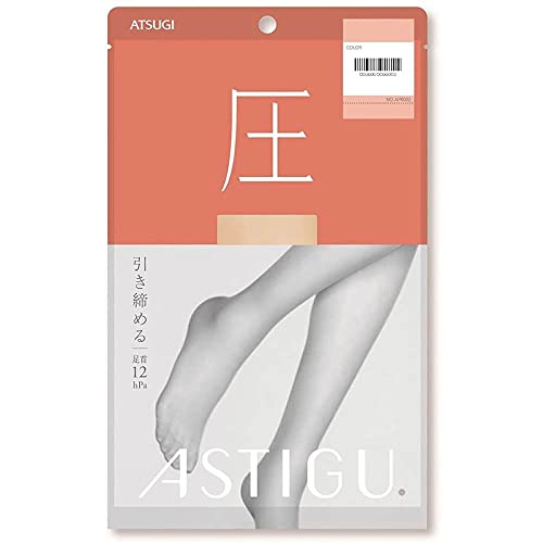 Image of Atsugi Astigu Stocking Atsu Tighten Size M - L - 323 Sheer Beige