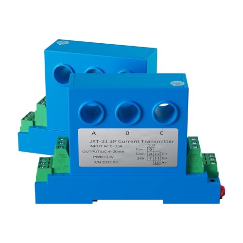 Transductor convertidor de corriente CA de 0-15A para automatización industrial 4