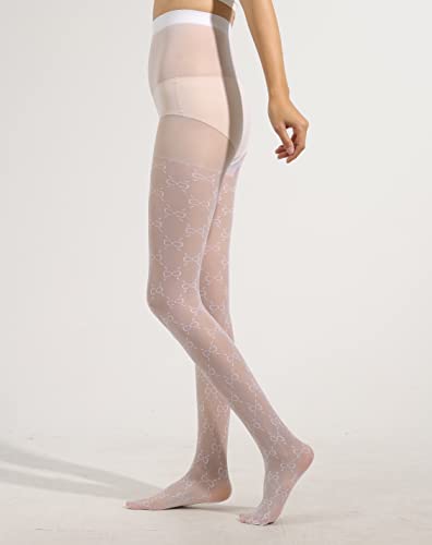 Image of Sahabowi Women's Sheer Tights, High Waist Pantyhose, Vintage Control Top Stockings,Shaping Pantyhose Slimming Butt Lifting