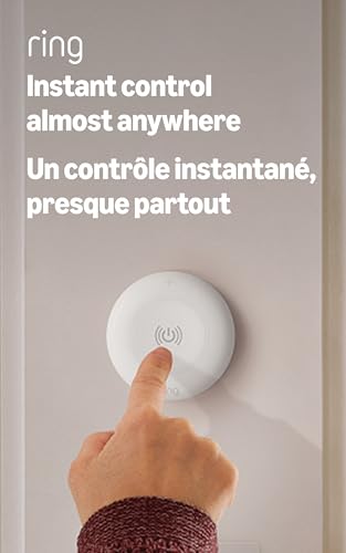 Ring Sensors: Smart Light Remote – Control Ring Smart Fan Control, Smart Light Switch, and Smart Plug, mount almost anywhere, on Amazon Sidewalk, no base station needed