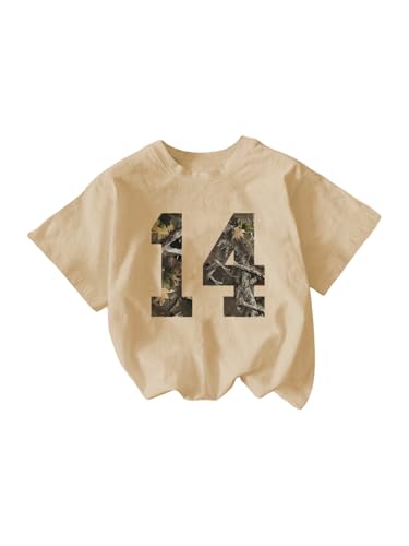Image of SOLY HUX Girl's Number Graphic Tees Short Sleeve Crew Neck T Shirt Y2k Summer Tops
