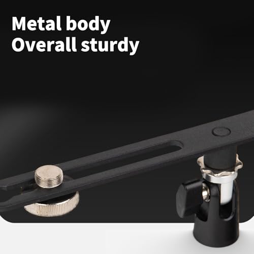 Support de microphone en aluminium avec structure durable pour projet de musique - 4