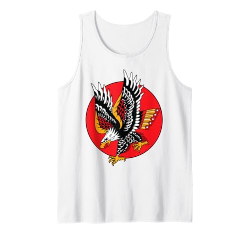Eagle American Traditional Tattoo Ink Old School Flash Inked Tank