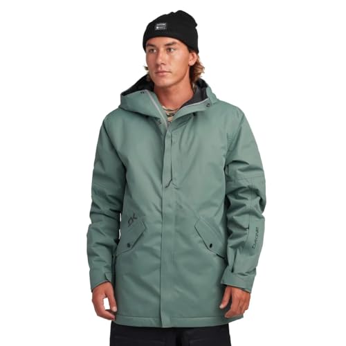 Image of Dakine Reach 20K Insulated Parka, Water-Resistant, Hooded, Black (US, Alpha, Medium, Regular, Regular, Smoked Grass)