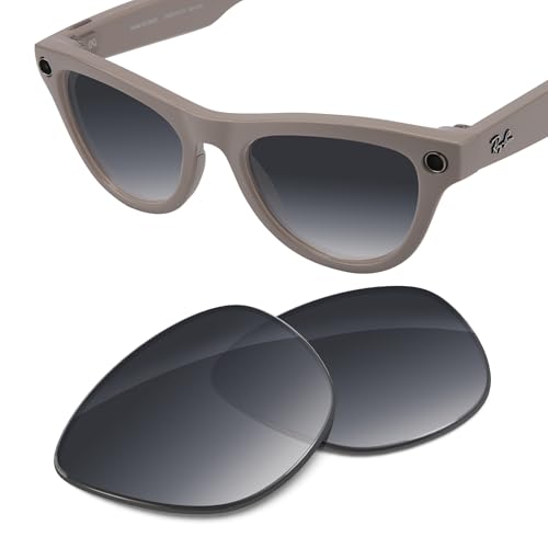 Image of Replacement Lenses Compatible with RayBan Meta Skyler RW4010 52mm AI Glasses, UV Protection, Transition