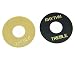KAISH Black and Cream LP Guitar Toggle Switch Washer Rhythm Treble Ring Plate for Les Paul