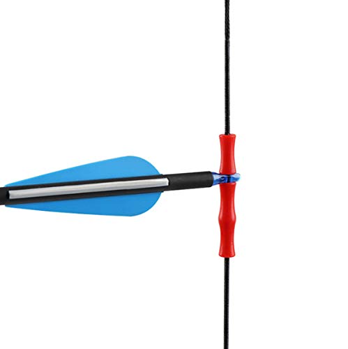 DOSTYLE Outdoor Youth Recurve Bow and Arrow Set Children Junior Archery Training for Kid Teams Game Gift (Black) - Thumbnail 4