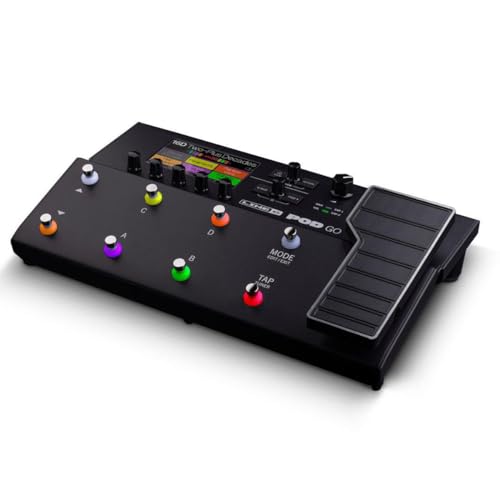 line 6 pod go guitar multi-effects pedal black