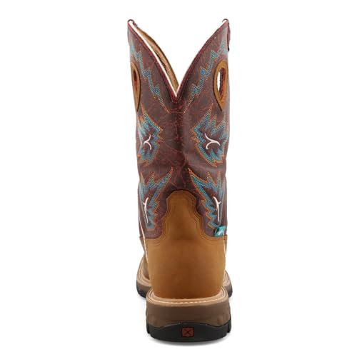 Image of Twisted X mens 12 inch Pull on Soft Toe Western Work Boot