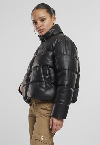 Kurze Daunenjacke Fur Damen W Serif Crop Puffer Jacket Schwarz - 8