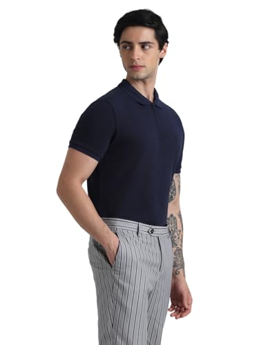 Image of Jack & Jones Men Cotton Solid Regular Fit T-Shirt