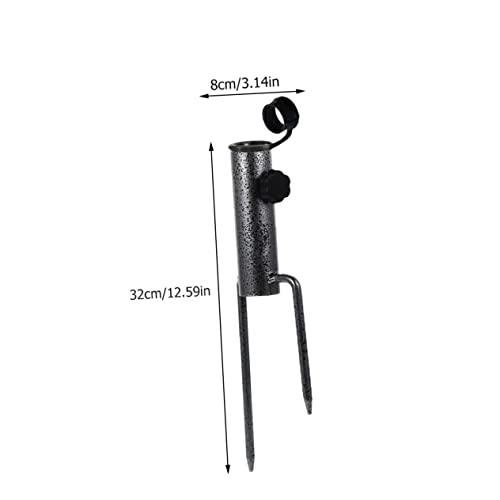 GANAZONO Suporte De Metal 3 Peças Guarda-Sol Inserção Guarda-Chuva Suporte De Mastro De Bandeira Ao