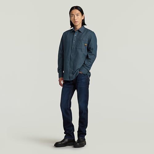 G-Star Herren Bristum 2.0 Slim Hemd, Mehrfarben (dk sea Blue bt D23553-D742-G772), S – Ansicht 5
