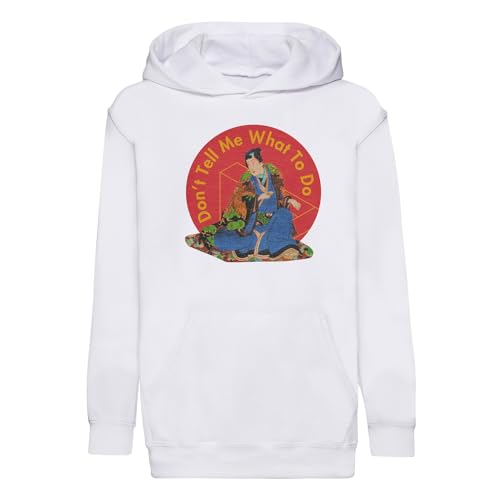 Sweat à capuche enfant parodie japonais au look meme millenial et illustration collage vintage