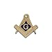 Masonic Freemason 1/2" Lapel Pin Blue Lodge - The Masonic Exchange