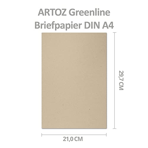 Artoz Green Line Paper Sheets/DIN A4 - 297 x 210 mm/Messe 2015, Colour: DESERT 25 Bogen Dessert - Image 3