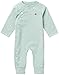 Noppies Unisex Baby U Playsuit Jrsy Lou Aop Body, Grey Mint, 50 EU