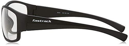 Fastrack Men's 100% UV protected White Lens Sporty Sunglasses - Image 5