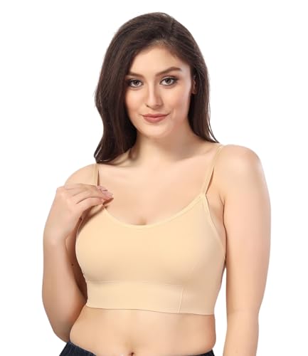 Image of Fabme Women's Seamless, Low Back, Cami-Bra