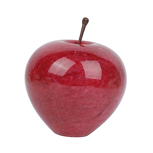 Sculpture de pomme en pierre artisanale pour une décoration de maison raffinée