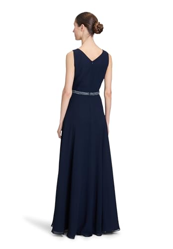 Robe de soirée à plis Vera Mont création haute couture plissée