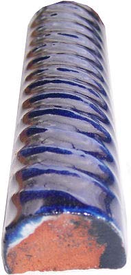 Fine Crafts Imports 5 pcs Cobalt Blue Talavera Clay Rope