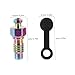 Abaodam 1set Motorcycle and Bike Brake Bleeder Screws Caps Automotive Bleeder Valve Covers for Easy Installation and Efficient Fluid Release