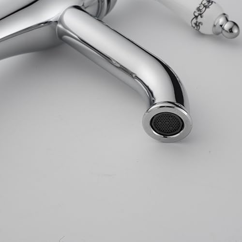 Mitigeur de lavabo à levier en céramique pour un réglage d'eau fluide et précis - 4