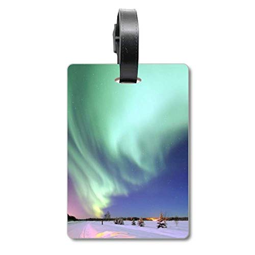 Étiquette d'identification pour valise Arctic Aurora au design robuste
