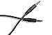 Cablelera 3.5mm Stereo M/1', 28AWG Audio Cable, Black (ZCUUFEMM-01)