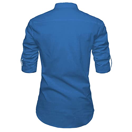 Image of Cotton 4 Button Kurta For Men