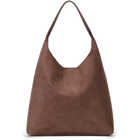 YFGBCX Tote Bags for Women Work Bags Suede Slouchy Bag Hobo Handbag Office Tote Handbag Cover