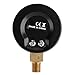 FELTECHELECTR Utility Vacuum Pressure Gauge Air Compressor Gauge Range Industrial Quality for Water Oil Gas HVAC