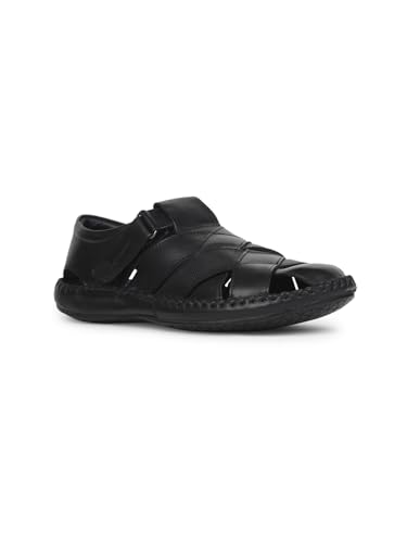 Image of Hush Puppies California Fisherman Men's Black Sandals - 10 UK (8646790)