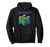 Nintendo 64 Classic Retro Vintage Logo Graphic Hoodie Pullover Hoodie