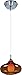 ET2 E94348-141PC Graduating 1-Light RapidJack Pendant and Canopy Mini Pendant, Polished Chrome Finish, Graduating Amber Glass, 12V GY6.35 T4 Xenon Bulb, 3W Max., Dry Safety Rated, 2900K Color Temp., Low-Voltage Dimmable, Glass Shade Material, 9750 Rated Lumens