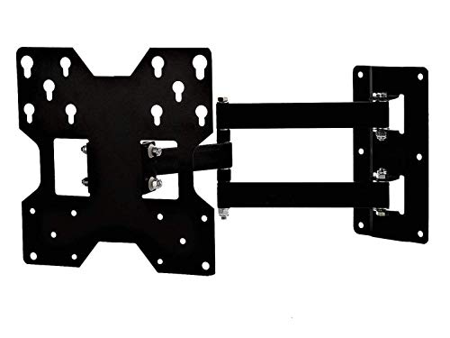 R.O.H.C Designs Super Heavy Duty TV Wall Mount Bracket for 23 to 42 inch LED/4K/Smart TV, Full Motion Swivel Stand-Black