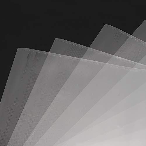 PVC Material: 100 unidades de saco de armazenamento de papel transparente A4, bolsa de proteção A4,