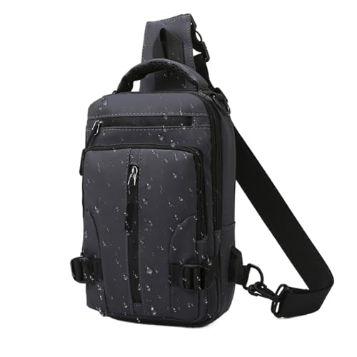 Sac bandoulière de voyage anti-vol noir et imperméable pour homme et femme